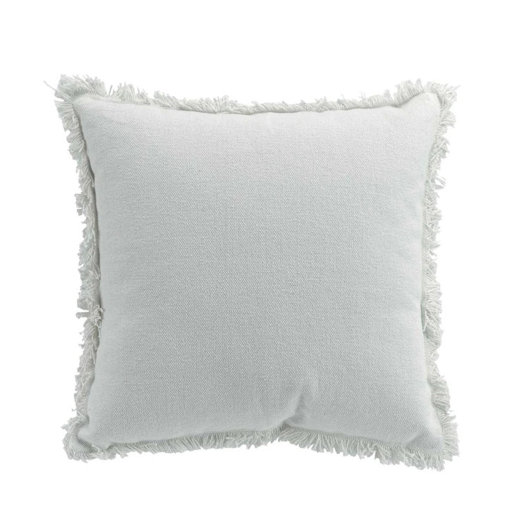 Coussin déhoussable à franges