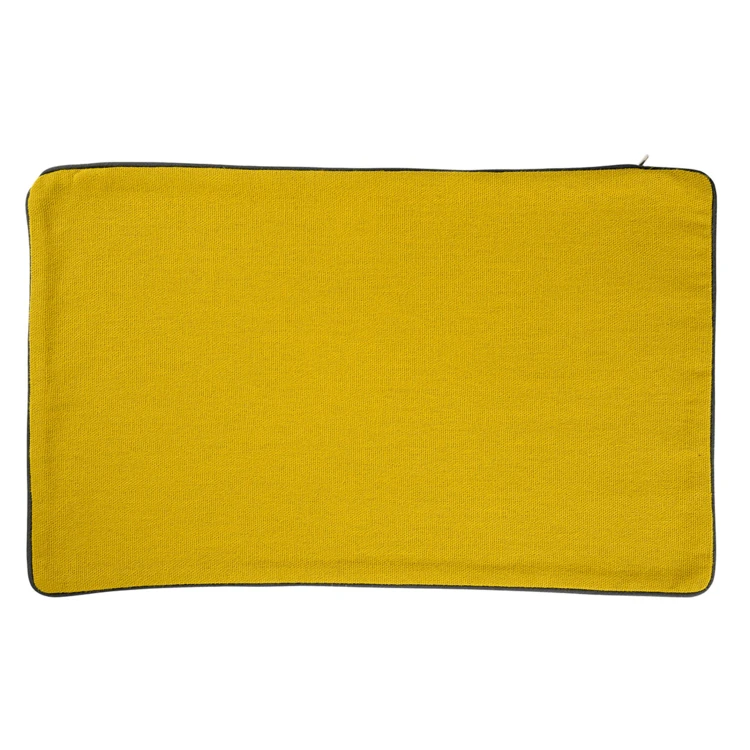 Housse de coussin en coton et chanvre