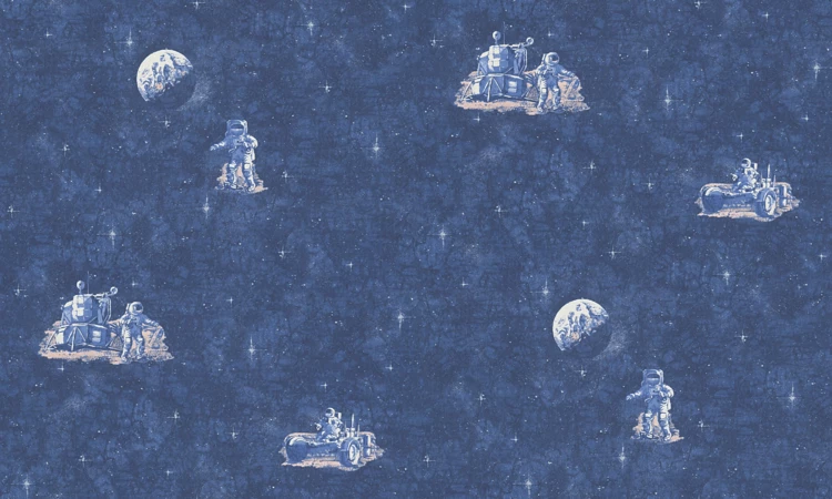 Papier Peint "Astronaute bleu"