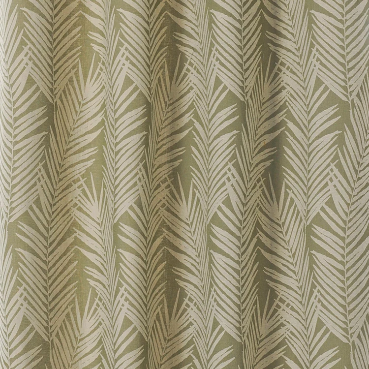 Tissu imprimé feuille de palmier