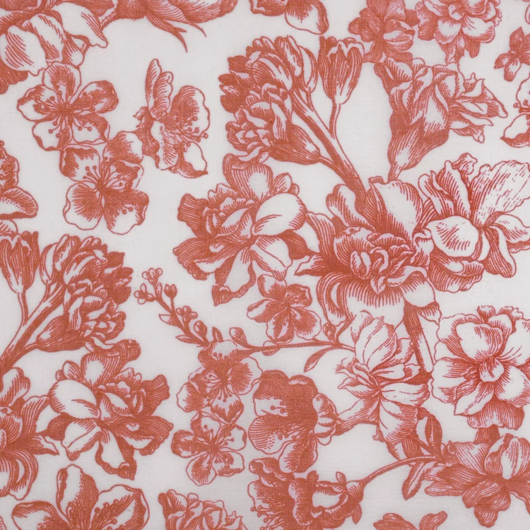 Tissu imprimé floral 