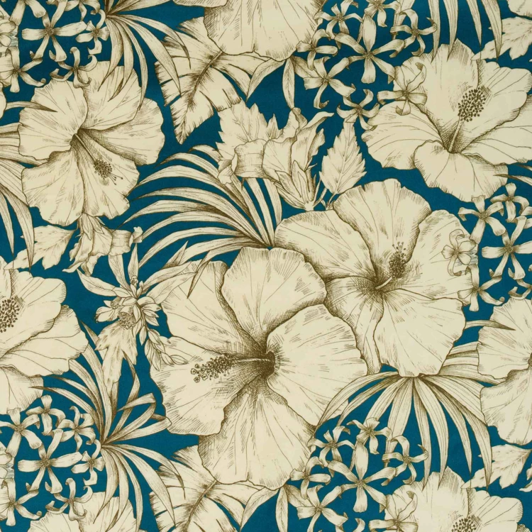 Tissu d'ameublement à motif floral