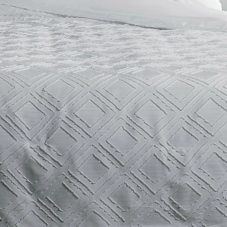 Cobertor de cama con rombos