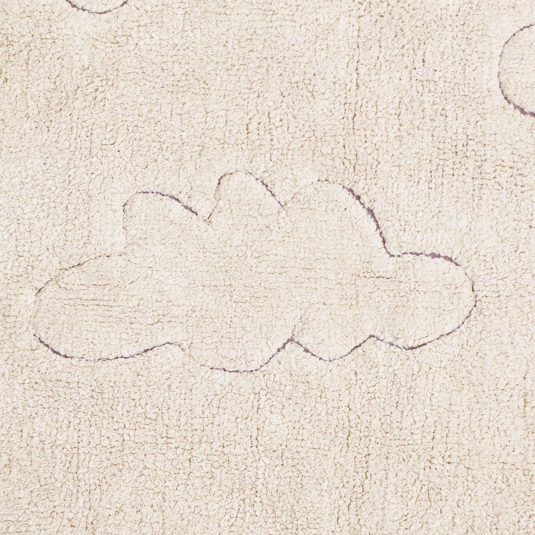 Alfombra lavable rugcycled clouds