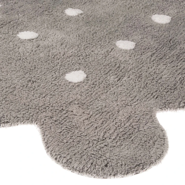 Tapis lavable en forme de biscuit