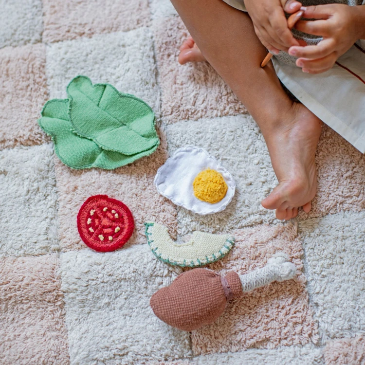 Tapis lavable carrelage de cuisine