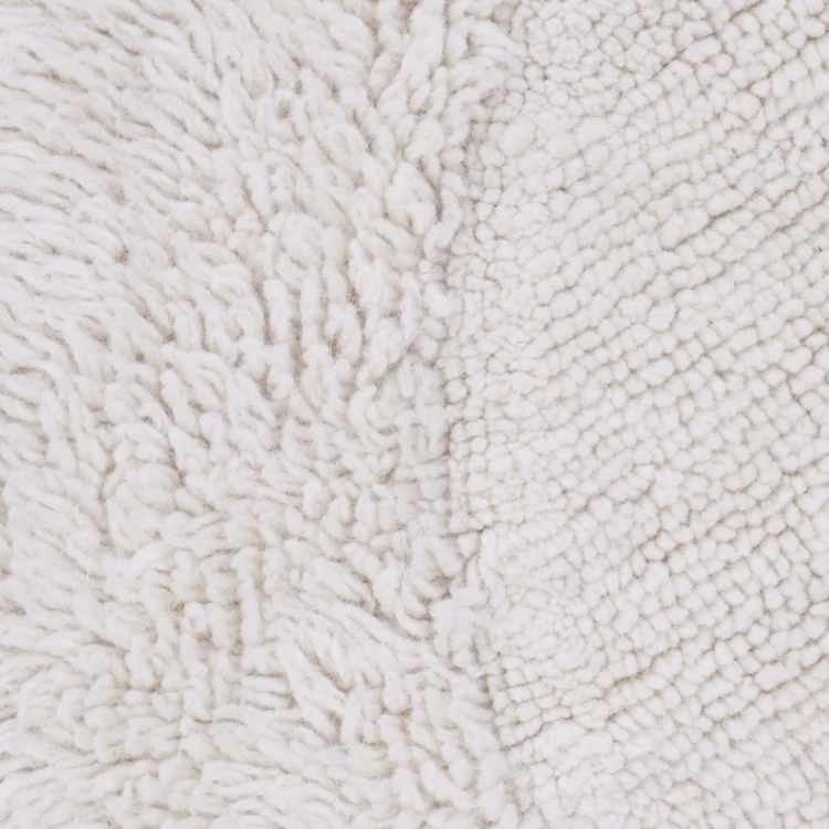 Tapis rond lavable en laine cercle arctique