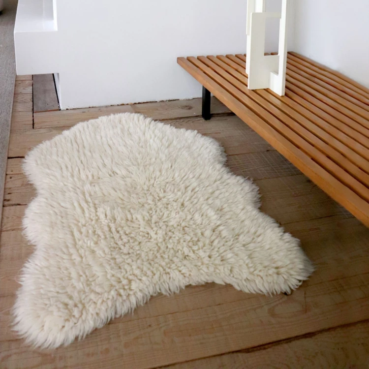 Tapis lavable en laine woolly