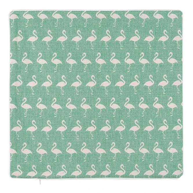 Housse de Coussin Motif Flamants