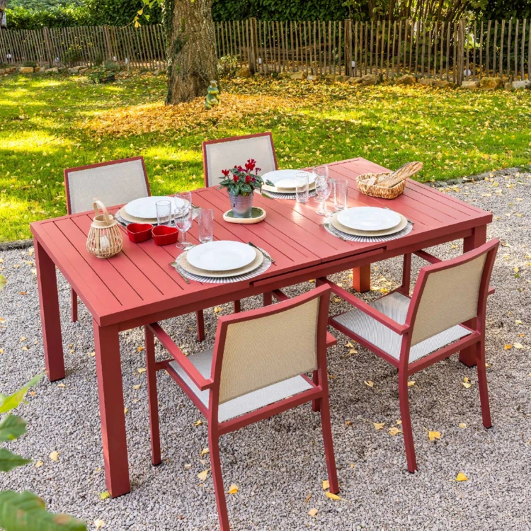 Table de jardin extensible 8/10 personnes