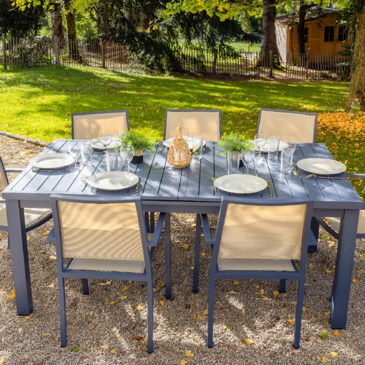 Table de jardin extensible 8/10 personnes