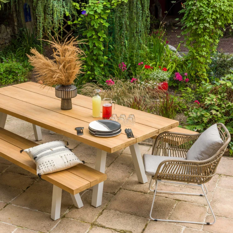 Table d'extérieur esprit bord de mer