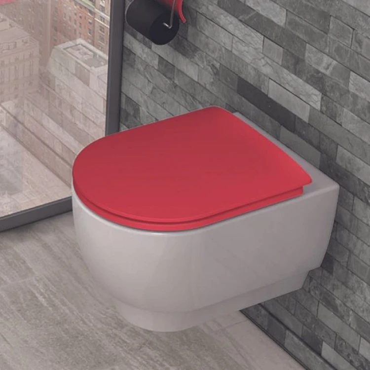 Easy-Clip-Toilettensitz mit abnehmbarer Funktion und einfarbigem Design