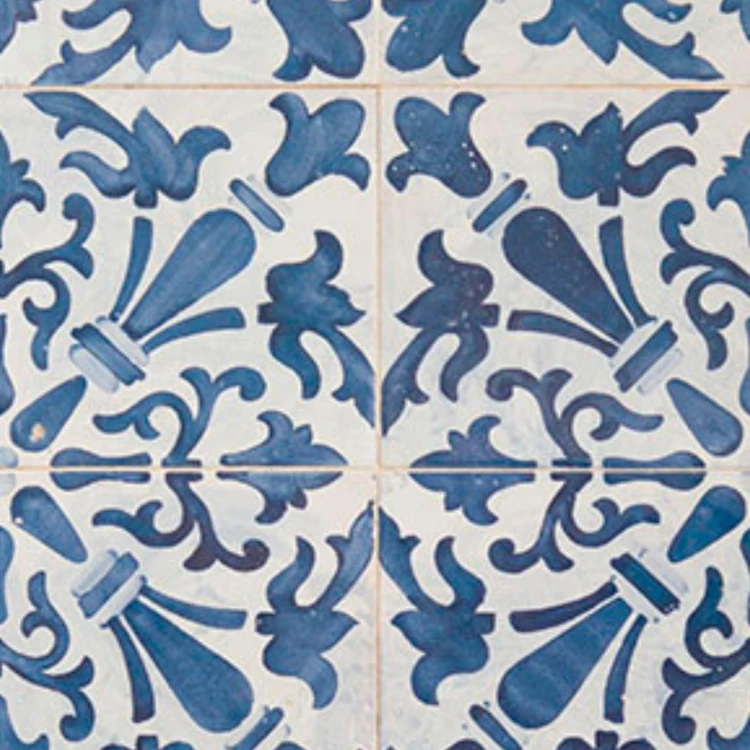 Abattant OLFA avec descente assistée aux motifs Azulejos