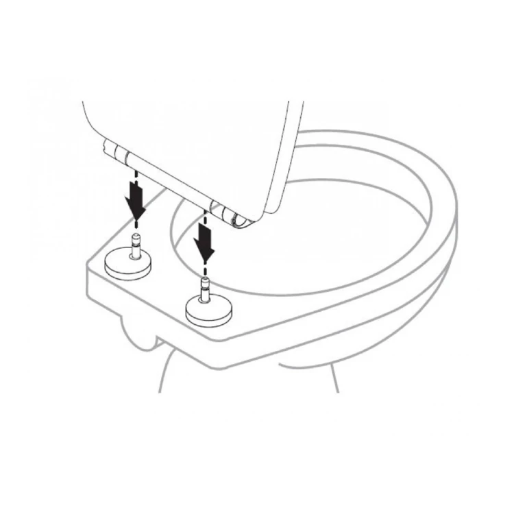 Abattant easy clip avec descente assistée au style palmeraie