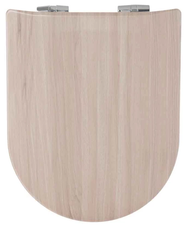 Abattant wood slim déclipsable en bois clair et mat