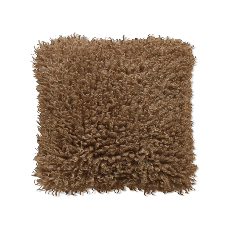 Coussin bouclette mouton ultra doux