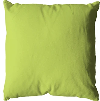 Coussin uni en polyester déhoussable