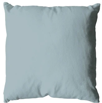Coussin uni en polyester déhoussable