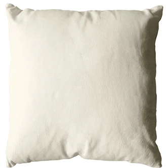 Coussin uni en polyester déhoussable
