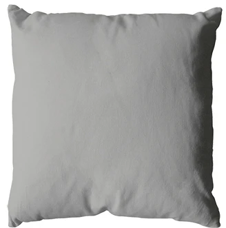 Coussin uni en polyester déhoussable