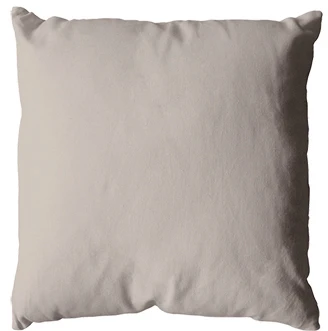 Coussin uni en polyester déhoussable