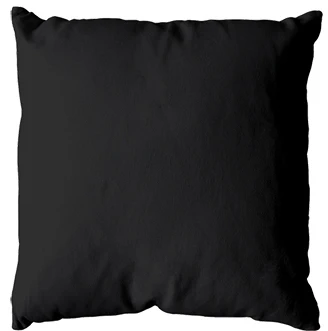 Coussin uni en polyester déhoussable