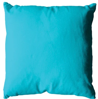 Coussin uni en polyester déhoussable