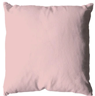 Coussin uni en polyester déhoussable