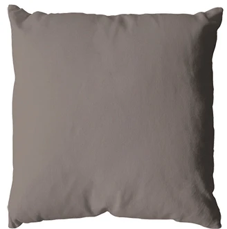 Coussin uni en polyester déhoussable