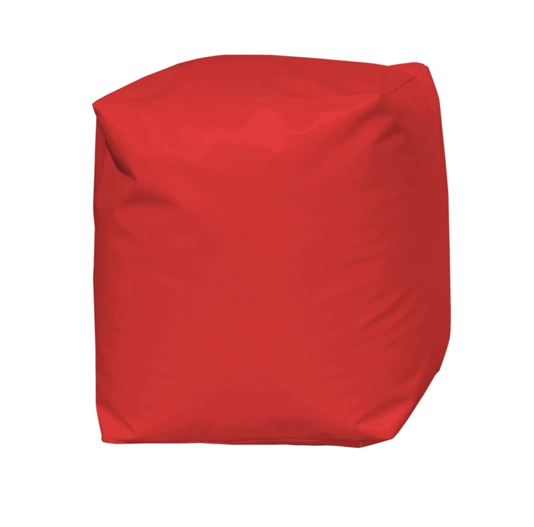 Pouf Cube Rouge