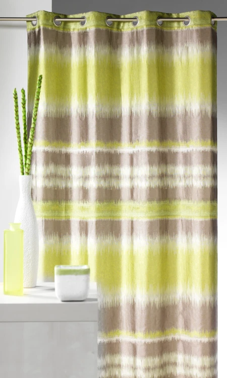 Rideau d'ameublement en jacquard style IKAT