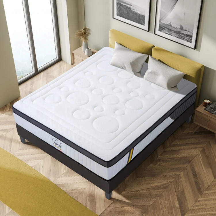 Ensemble matelas et sommier au confort ferme