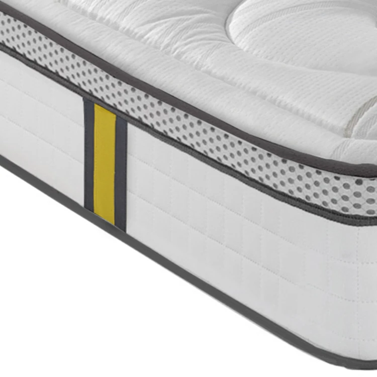 Matelas à ressorts ensachés et mémoire de forme