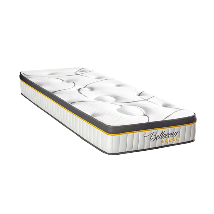 Matelas BELLECOUR ressorts ensachés & mémoire de forme - soutien ferme