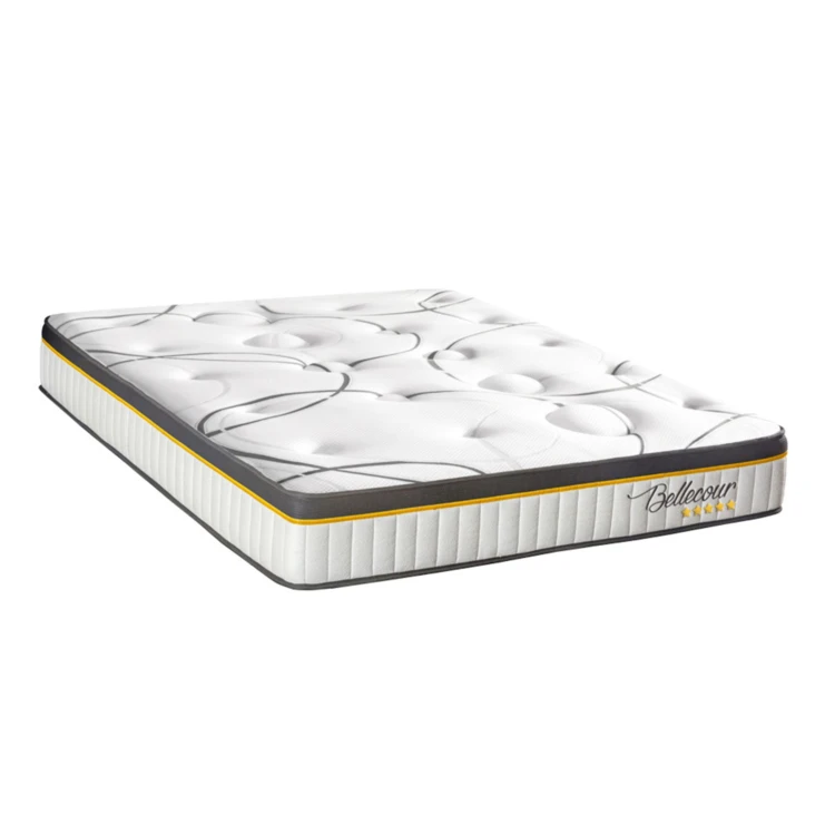 Matelas BELLECOUR ressorts ensachés & mémoire de forme - soutien ferme