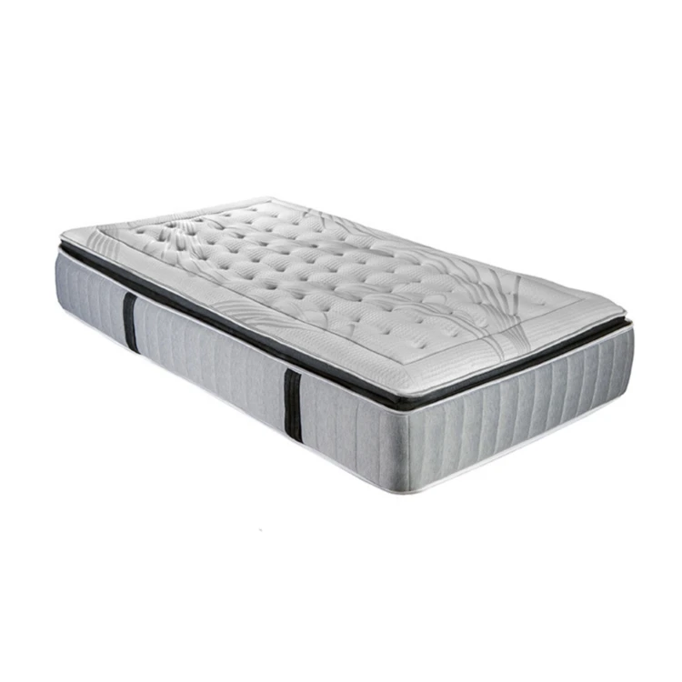 PHIGALIE - Matelas ressorts ensachés + sommier bois