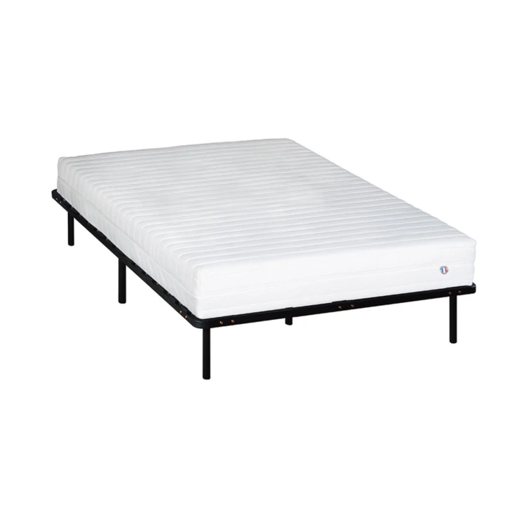 EGIO - Matelas latex like + sommier métal - ferme