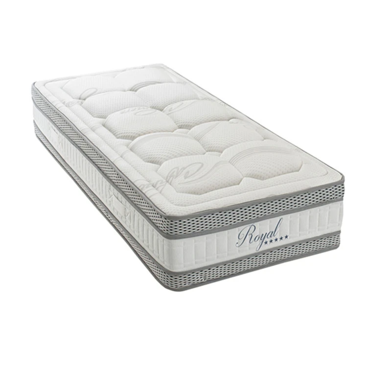 ROYAL 5* - Matelas mémoire de forme + sommier bois mi-ferme