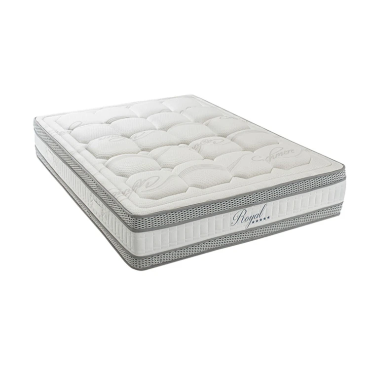 ROYAL 5* - Matelas mémoire de forme + sommier bois mi-ferme