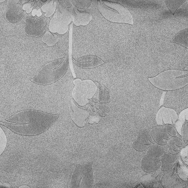 Toile cirée PVC imprimé métallisé "Fleuri"