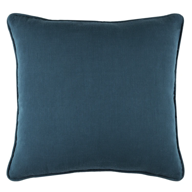 Coussin Windsor passepoilé uni 