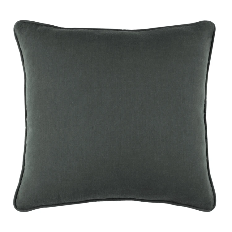 Coussin Windsor passepoilé uni 