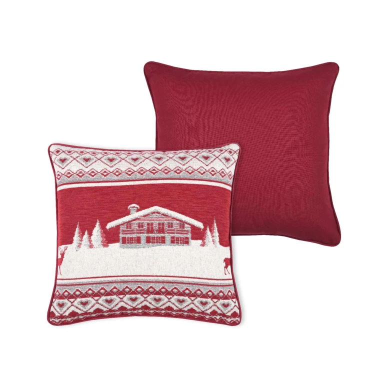 Coussin au style esprit de montagne