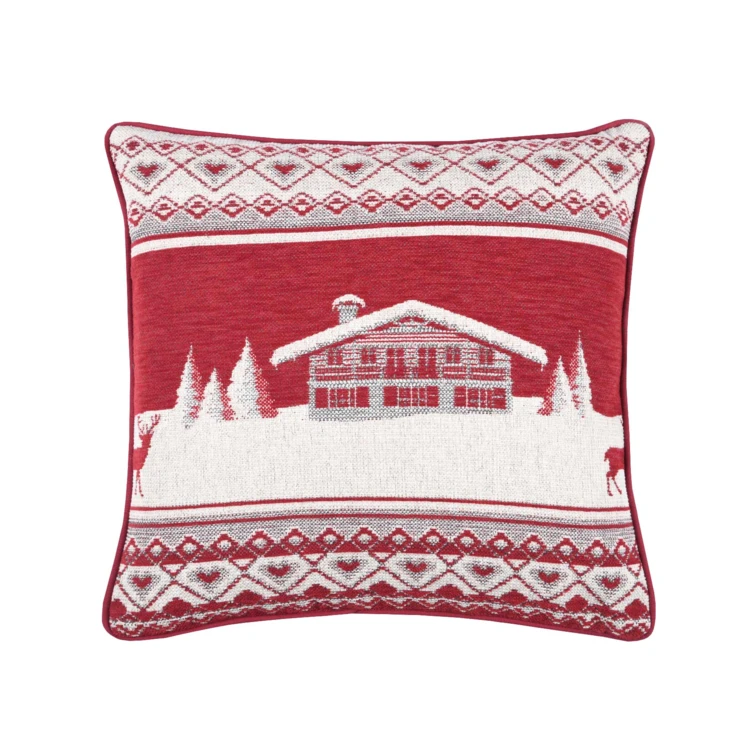 Coussin au style esprit de montagne