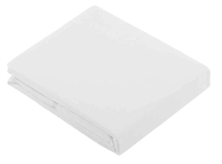 Drap recouvrement ton sur ton 240 x 310 cm blanc