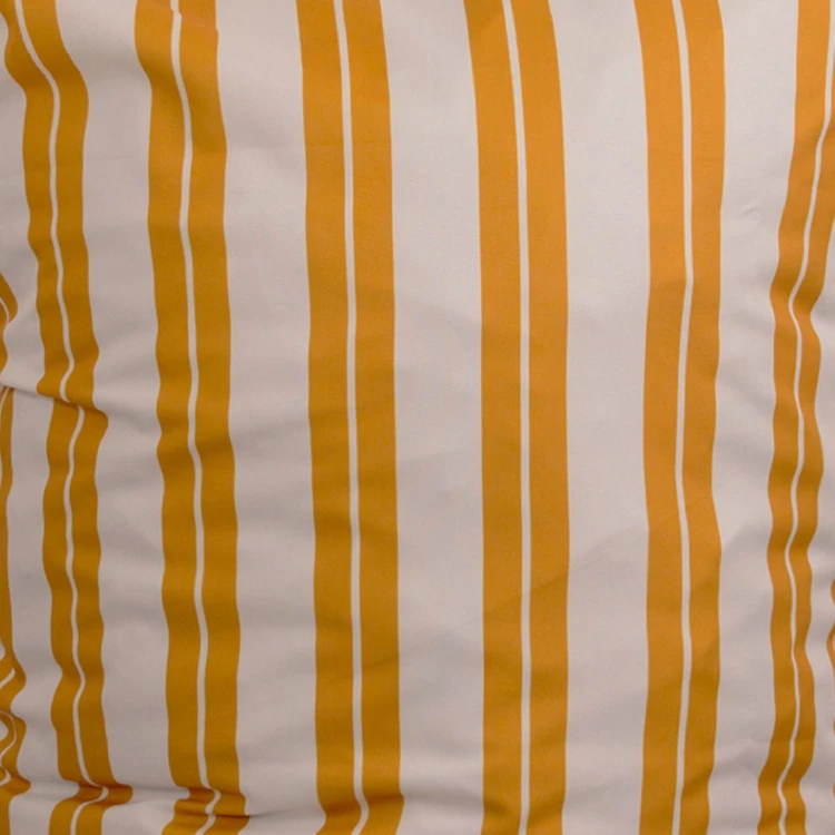 Pouf extérieur XXL à rayures