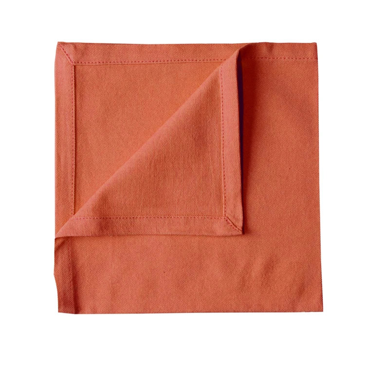 Serviette de table unie et colorée