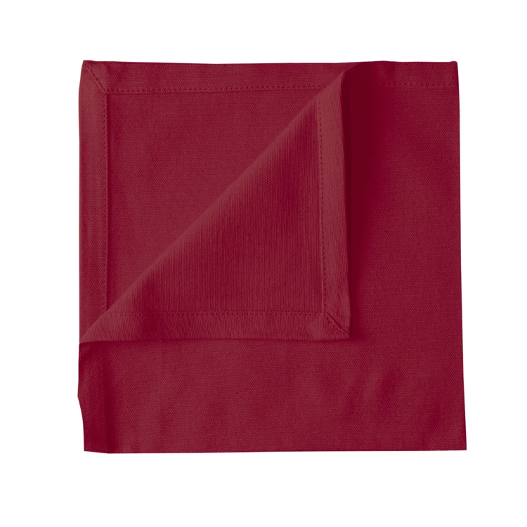 Serviette de table unie et colorée