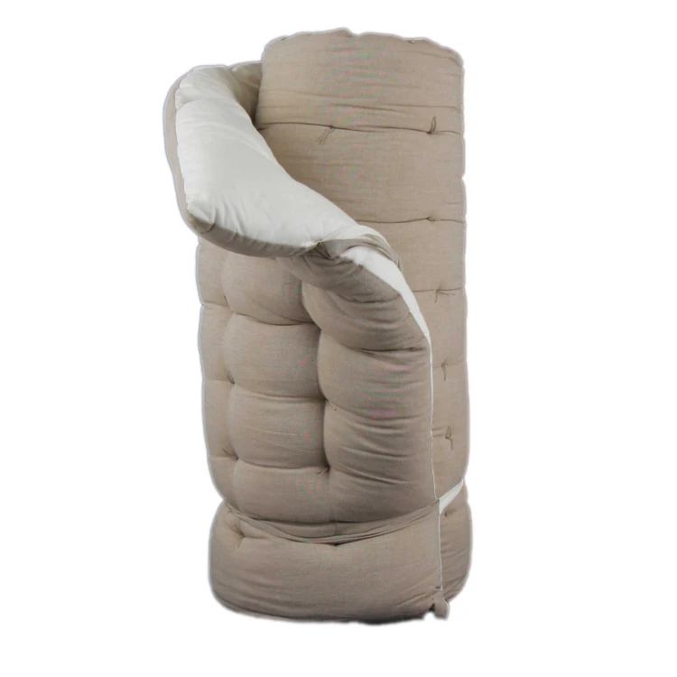 Matelas bain de soleil matelassé coton lavé